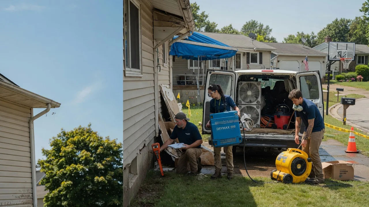 Ceiling Leak Cleanup in Kings Mills, OH near me