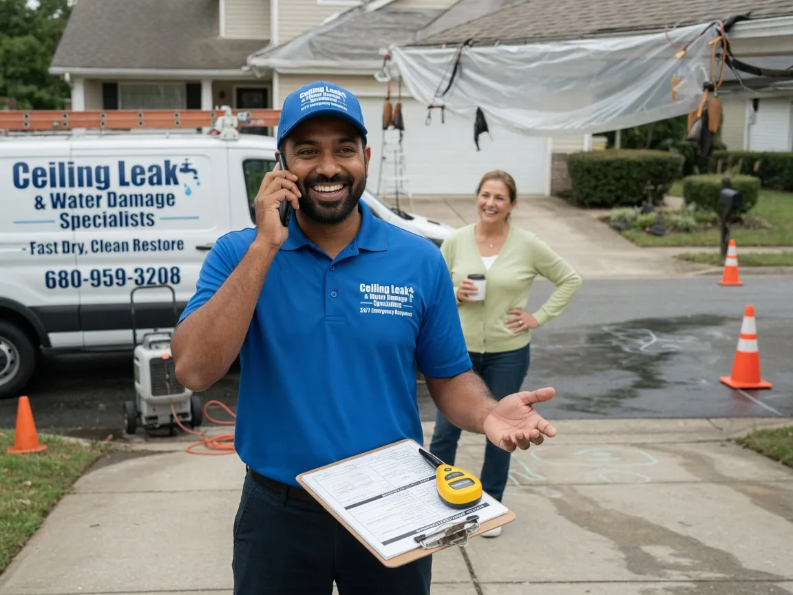 Ceiling Leak Cleanup Kings Mills, OH FAQs